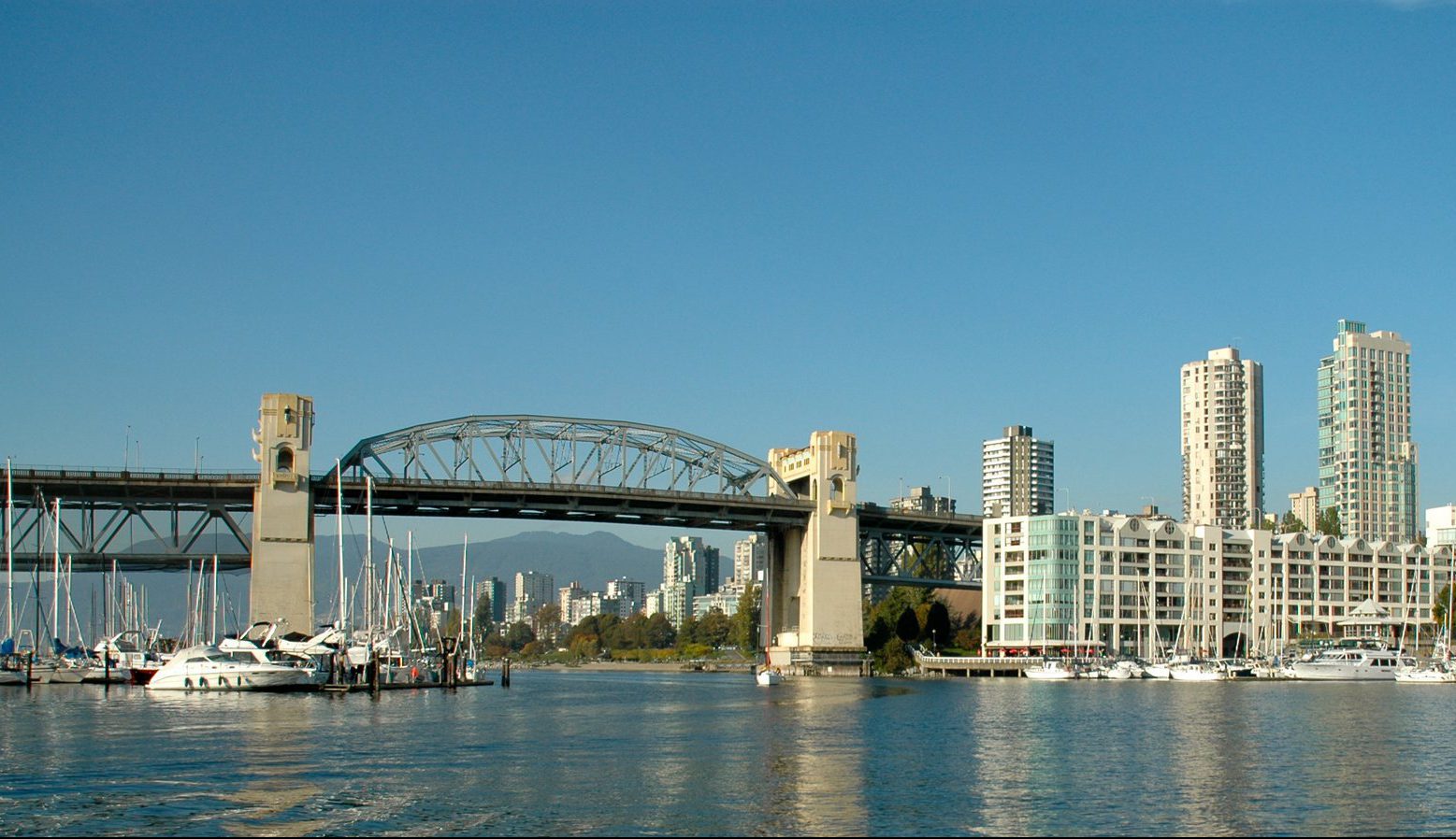 Burrard Street Bridge - Trinity Central Church Vancouver