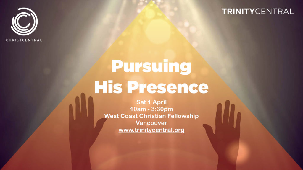 Pursuing His Presence conference slide